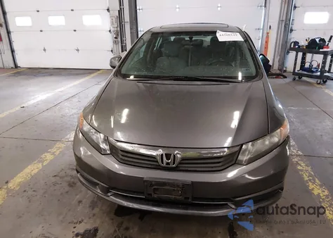 2012 Honda Civic Ex from USA, damaged, VIN 2HGFB2F87CH307728
